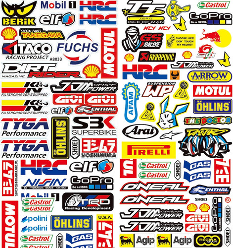 Fogli adesivi per - adesivi, moto