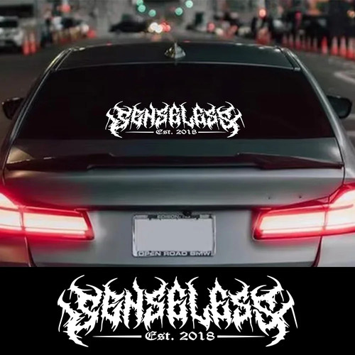 Adesivo banner auto senseless - auto,