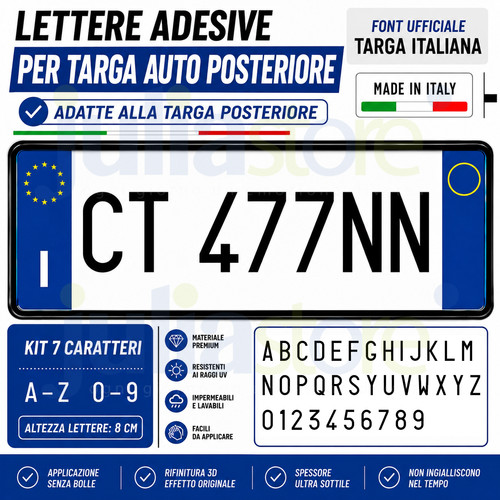 Numeri adesivi per - adesivi, auto