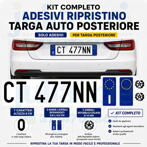 Adesivi per targa auto - per,