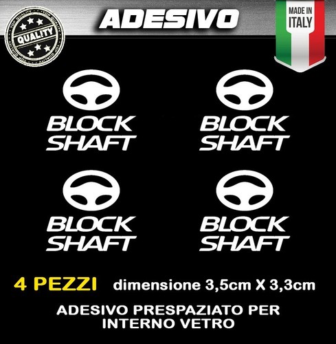 Adesivo block shaft - adesivo, pezzi