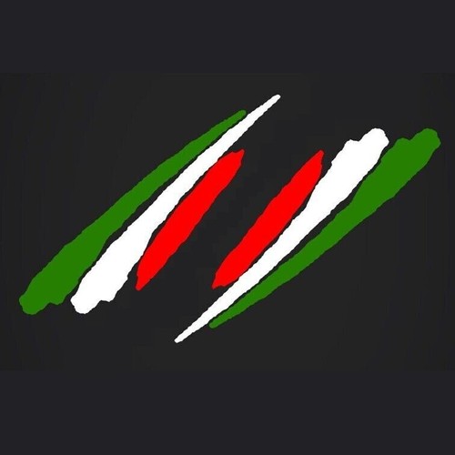 Adesivo tricolore effetto
