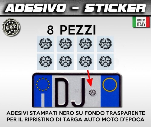Logo adesivo targa - logo,