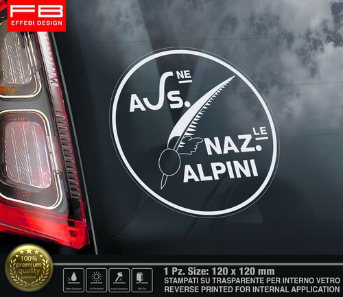 Adesivo sticker alpini ana - adesivo,