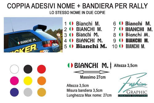 Adesivo rally per auto - adesivo,