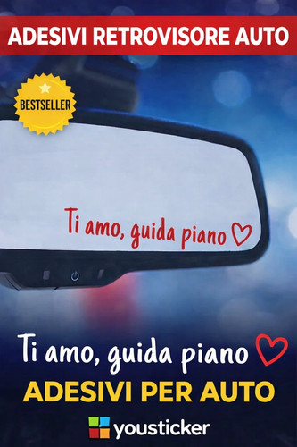 Adesivo sticker auto - 2x, ti