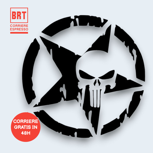 Sticker auto adesivo punisher - auto,