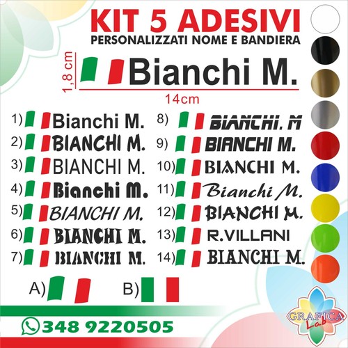 Kit adesivi decal - 20,