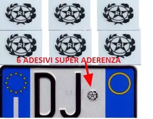 Adesivo stemma targa auto moto - stemma,